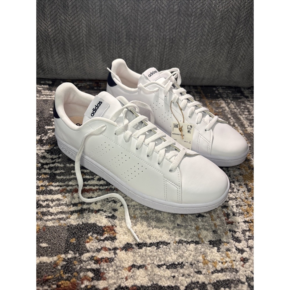 Adidas Men's White Cloudfoam Athletics Size 11.5 Style HWI 28Y001 New